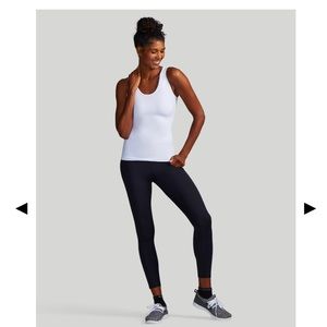 Tommie Copper Women’s white Lower Back Support Tank size L